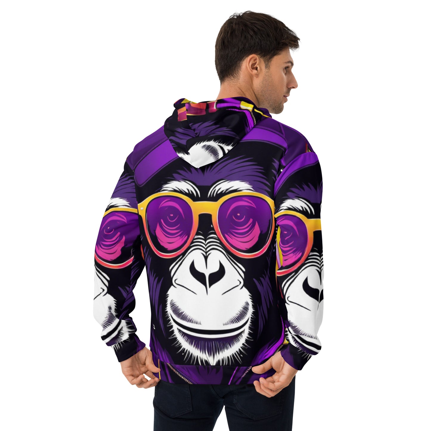 The Urban Monkey All Over Unisex Hoodie