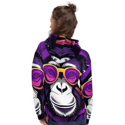 The Urban Monkey All Over Unisex Hoodie