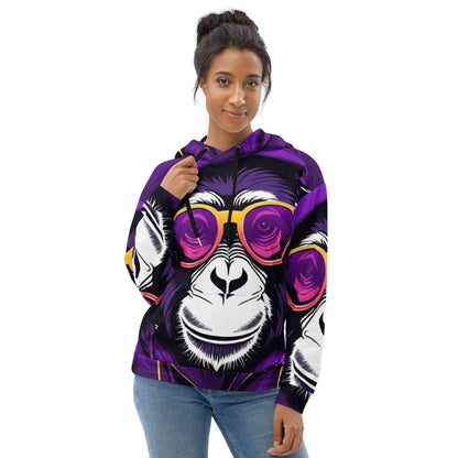 The Urban Monkey All Over Unisex Hoodie