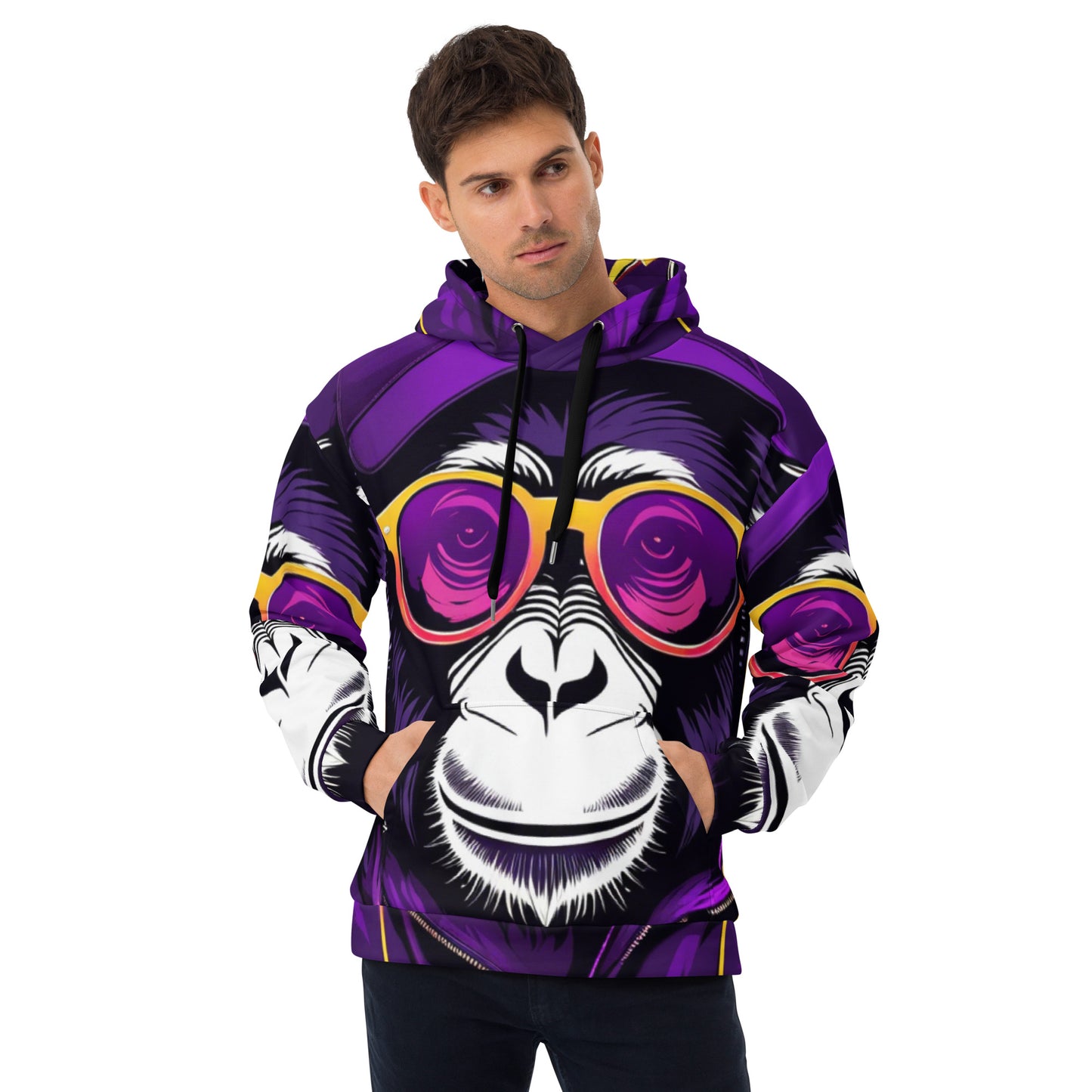 The Urban Monkey All Over Unisex Hoodie