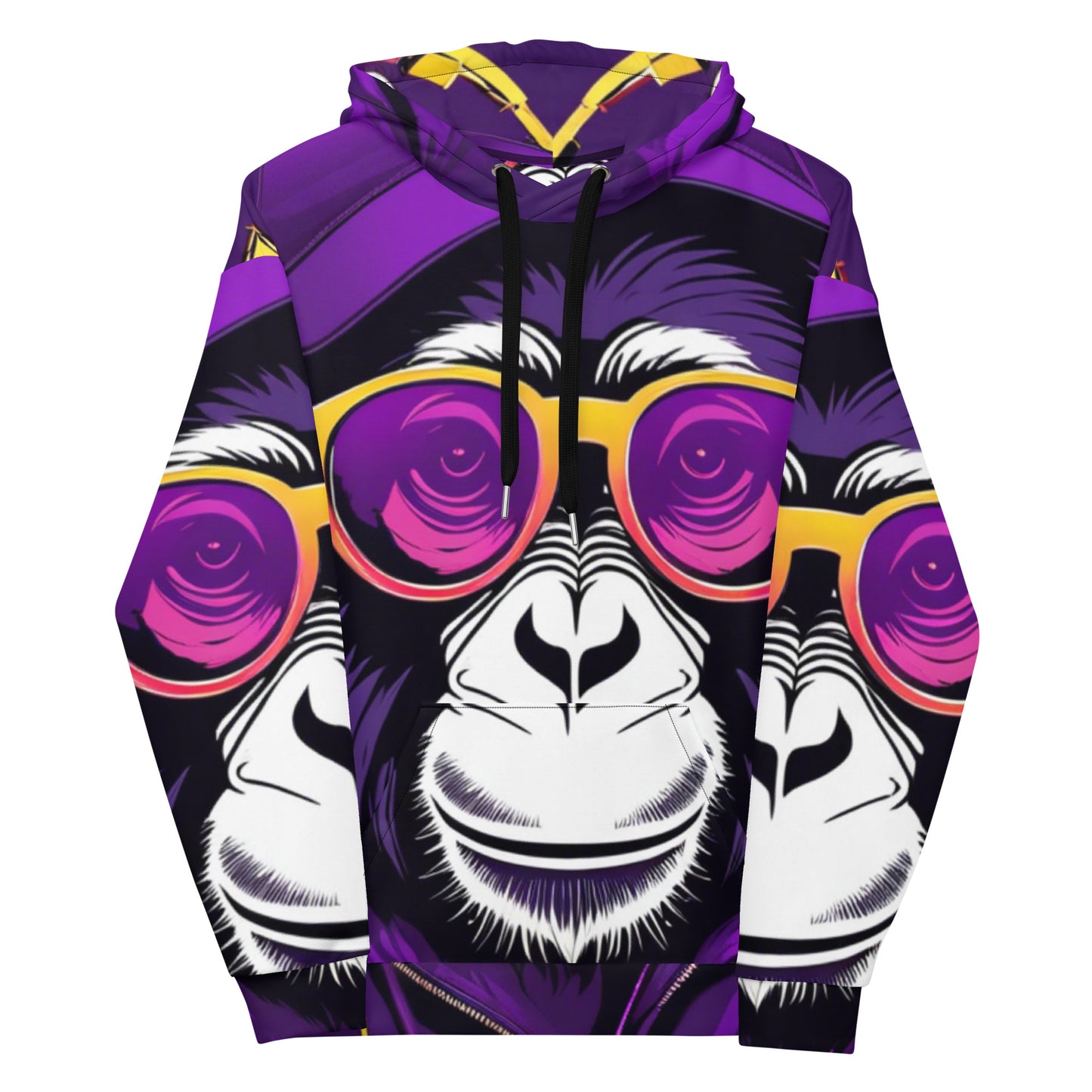 The Urban Monkey All Over Unisex Hoodie