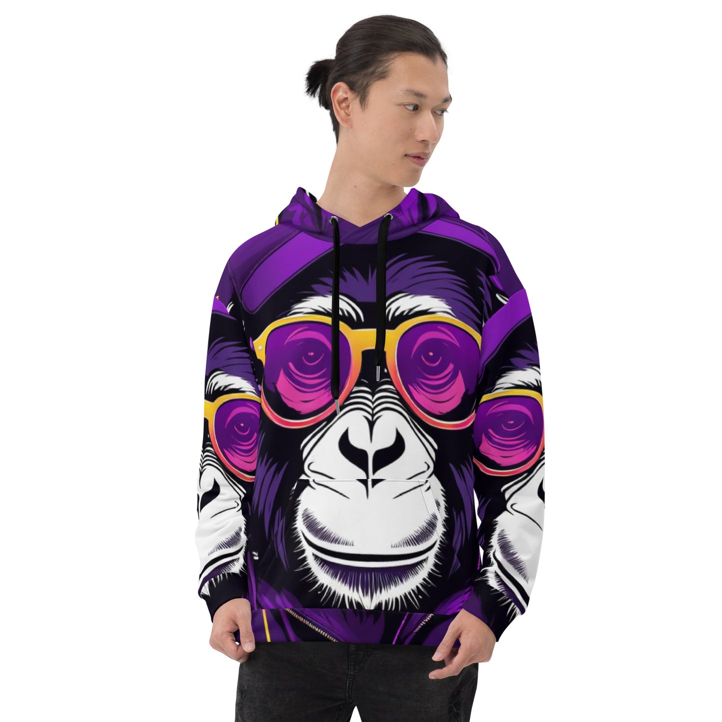 The Urban Monkey All Over Unisex Hoodie