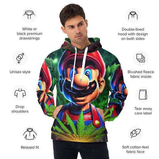 The 420 Collection Mario Unisex Hoodie