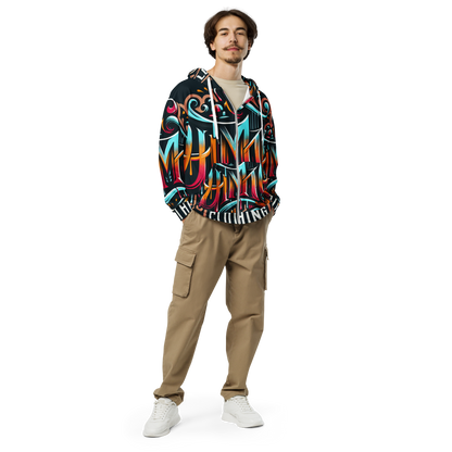 The Avery Collection Unisex zip hoodie (White stitch)