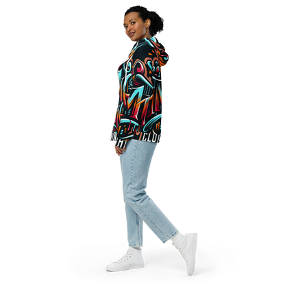 The Avery Collection Unisex zip hoodie (White stitch)