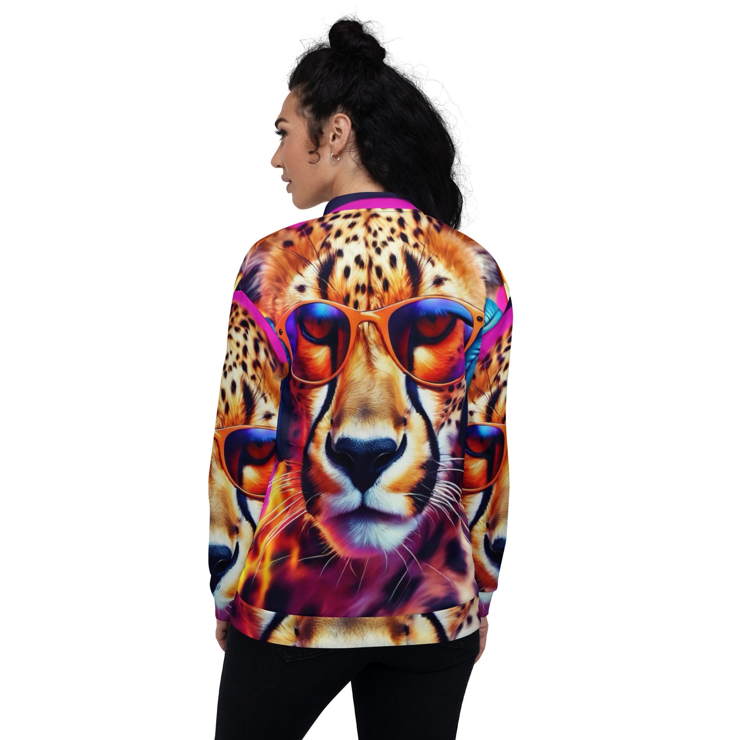 The Urban Cheetah Collection Unisex Bomber Jacket