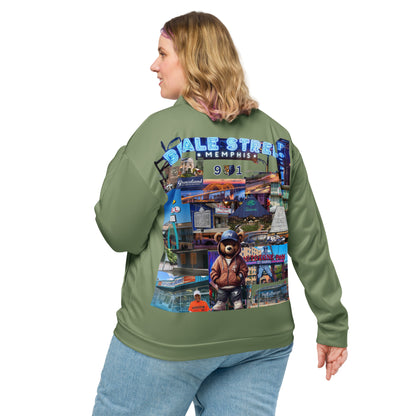 Rep Yo City Camouflage Green (Memphis) 901 Unisex Bomber Jacket