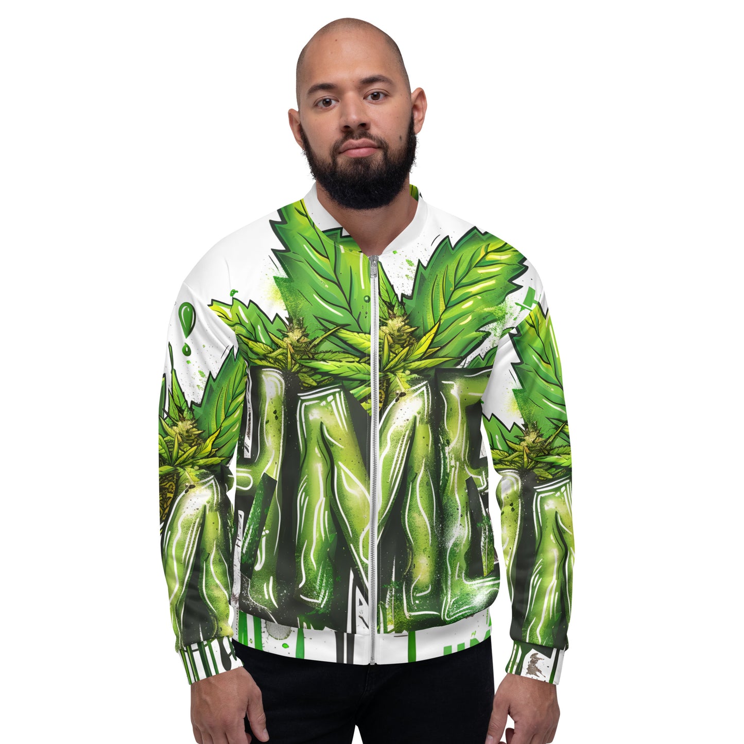 420 Themed Unisex Bomber Jacket