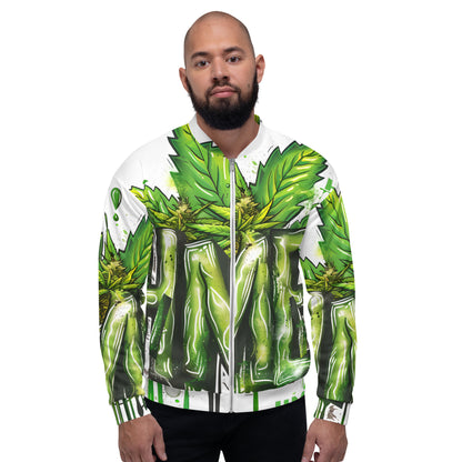 420 Themed Unisex Bomber Jacket