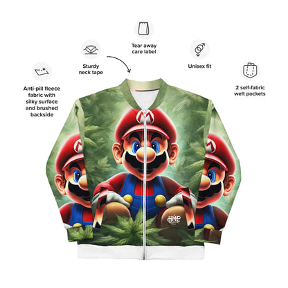 The 420 Collection Mario Unisex Bomber Jacket