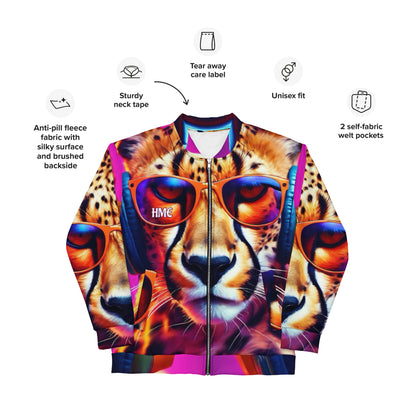 The Urban Cheetah Collection Unisex Bomber Jacket