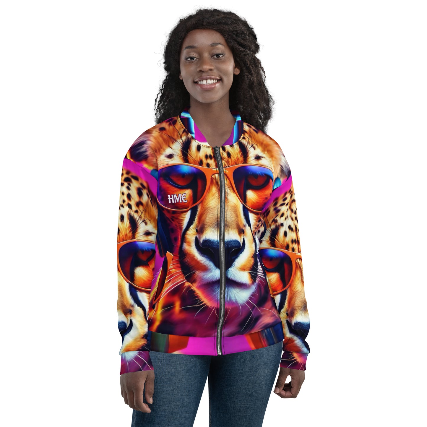 The Urban Cheetah Collection Unisex Bomber Jacket