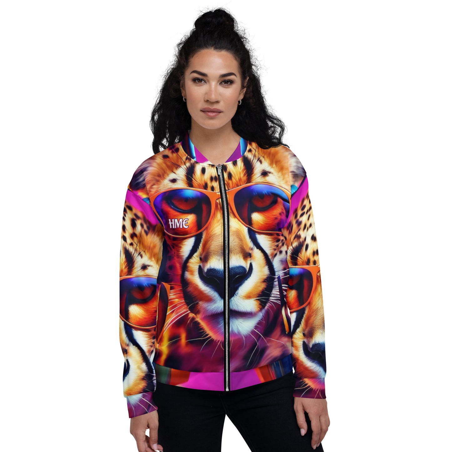 The Urban Cheetah Collection Unisex Bomber Jacket