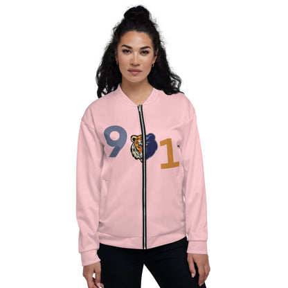 Rep Yo City Pink (Memphis) 901 Unisex Bomber Jacket