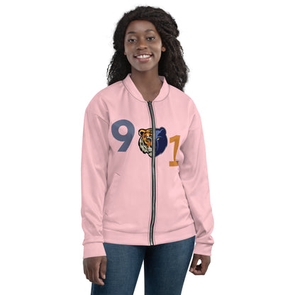 Rep Yo City Pink (Memphis) 901 Unisex Bomber Jacket