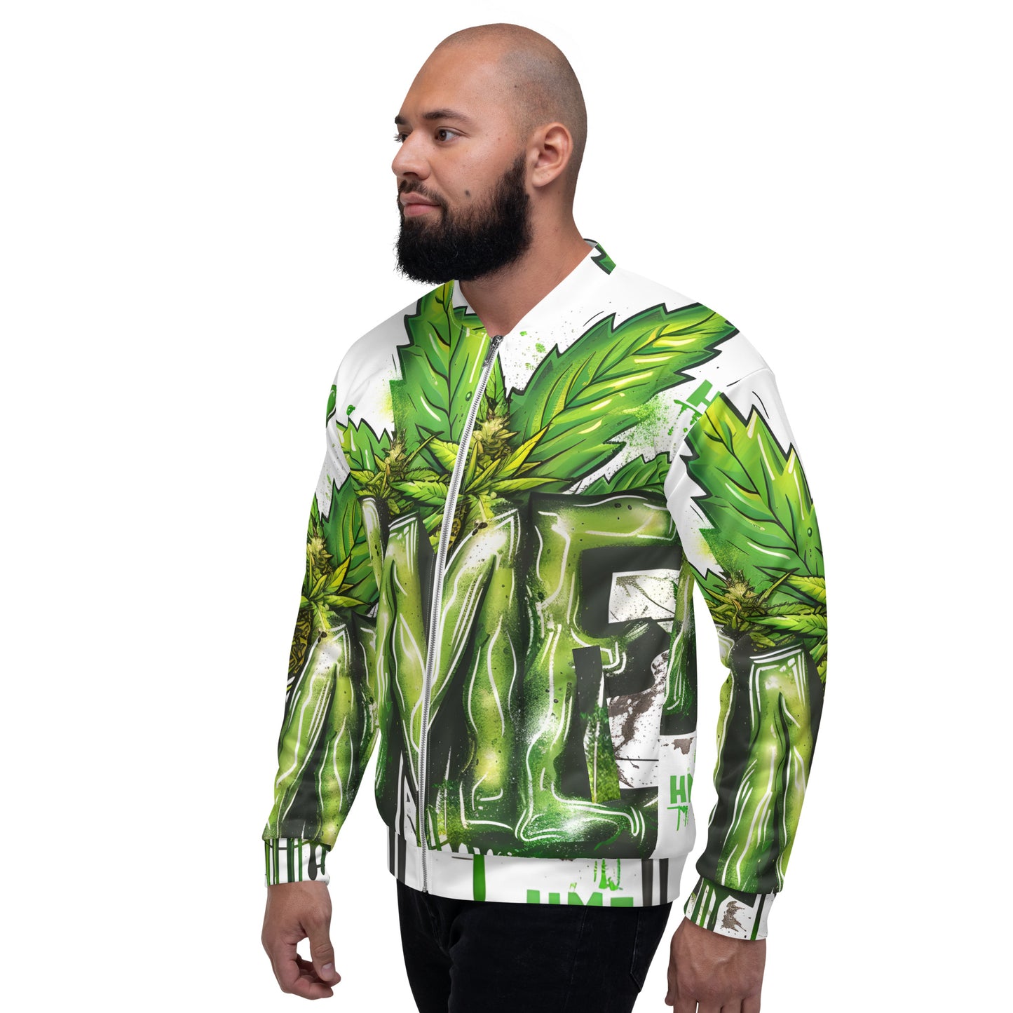 420 Themed Unisex Bomber Jacket