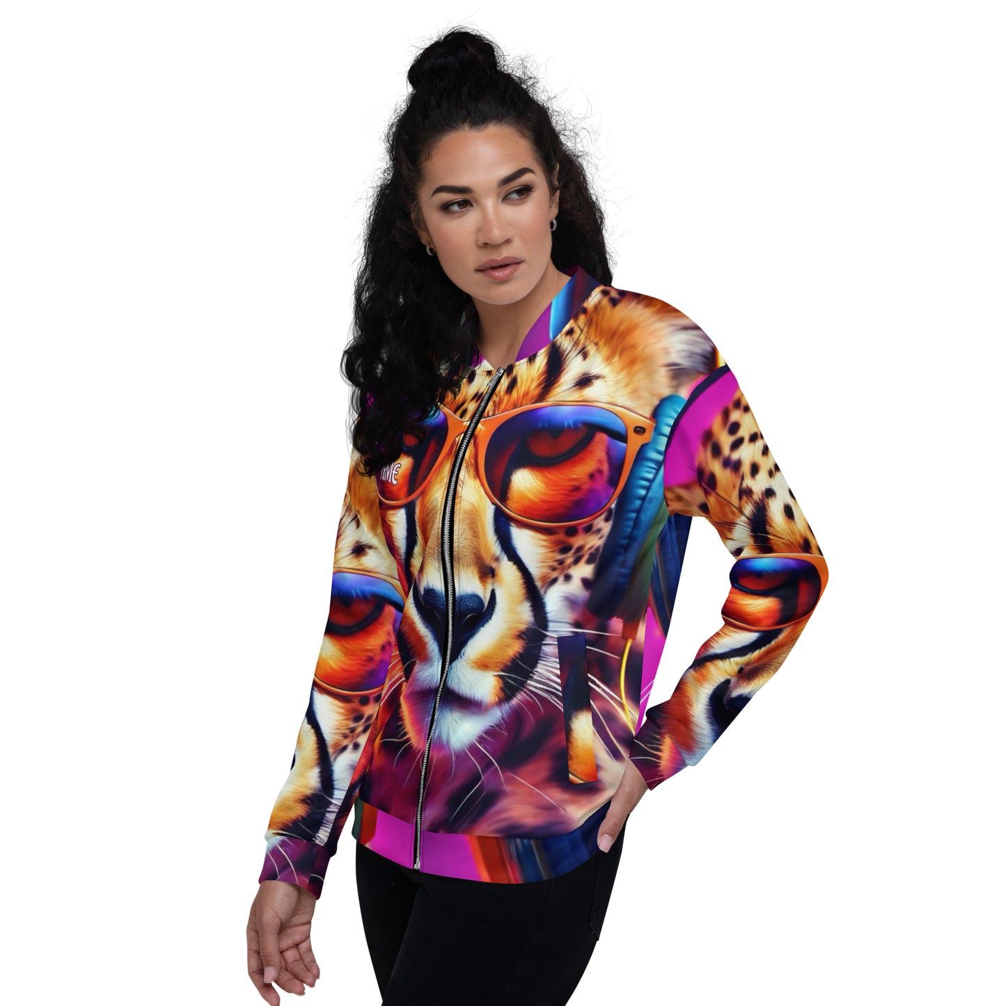 The Urban Cheetah Collection Unisex Bomber Jacket