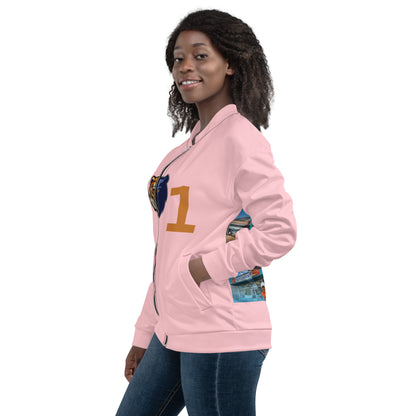 Rep Yo City Pink (Memphis) 901 Unisex Bomber Jacket