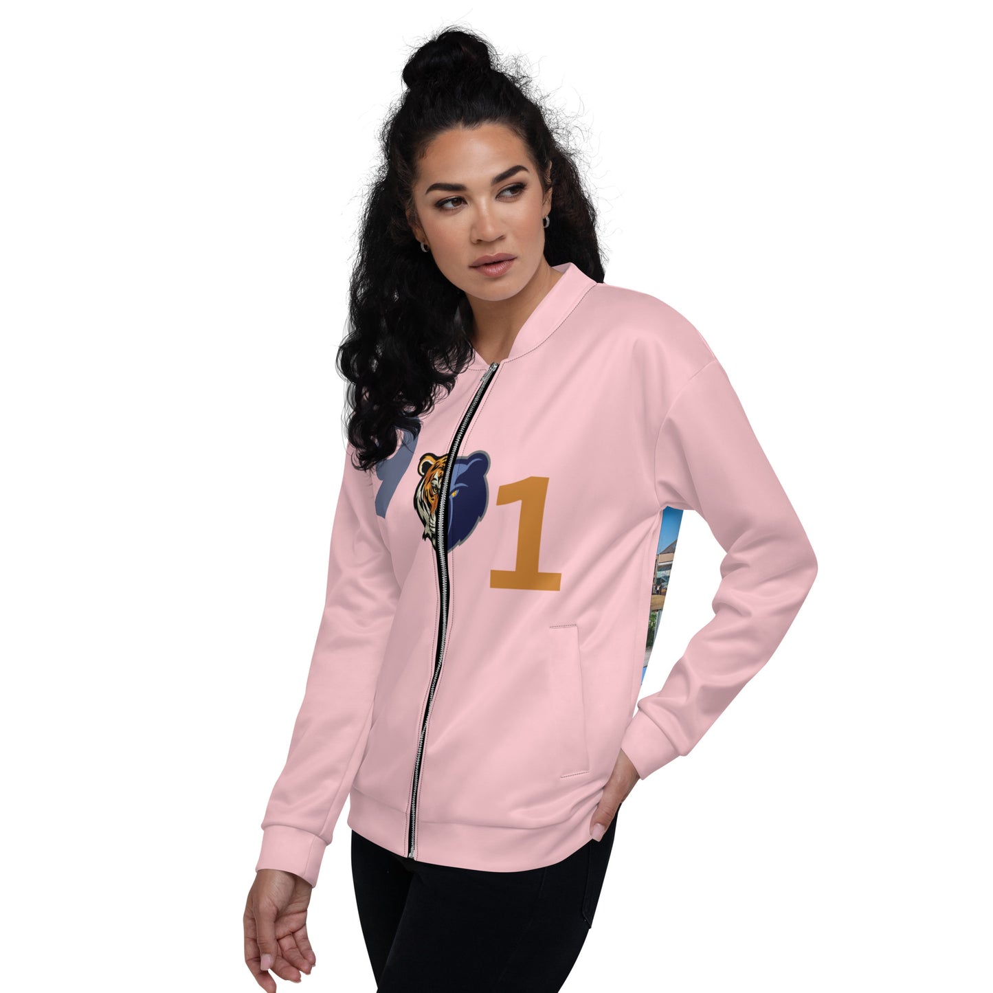 Rep Yo City Pink (Memphis) 901 Unisex Bomber Jacket