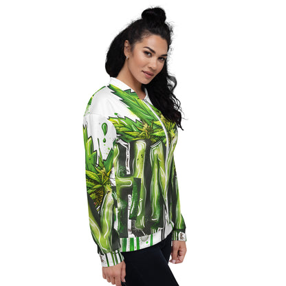 420 Themed Unisex Bomber Jacket