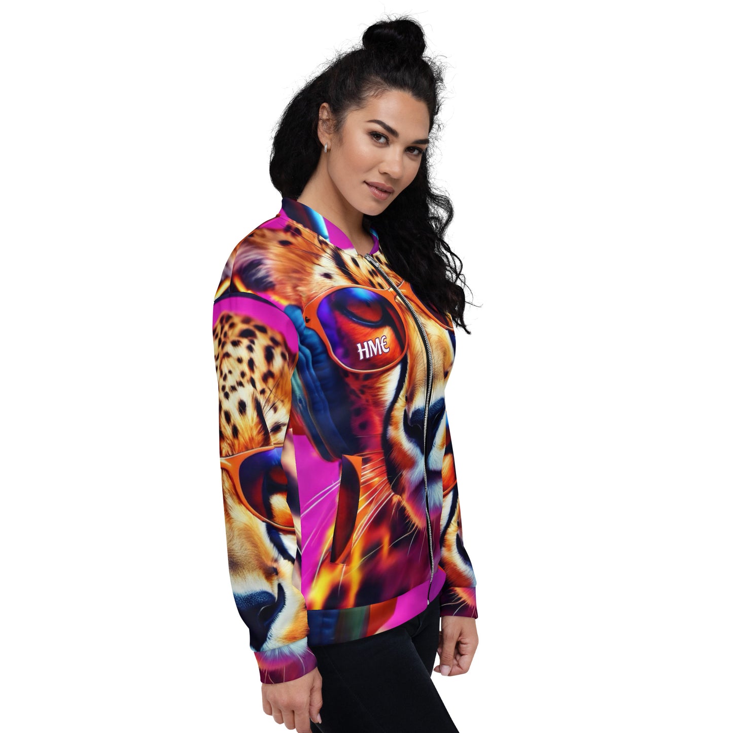 The Urban Cheetah Collection Unisex Bomber Jacket