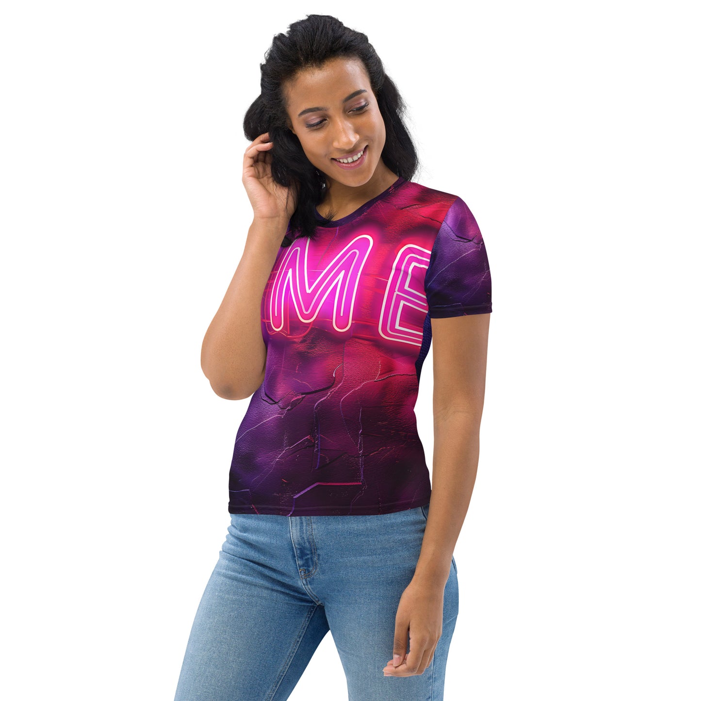 Pink Neon Women's T-shirt