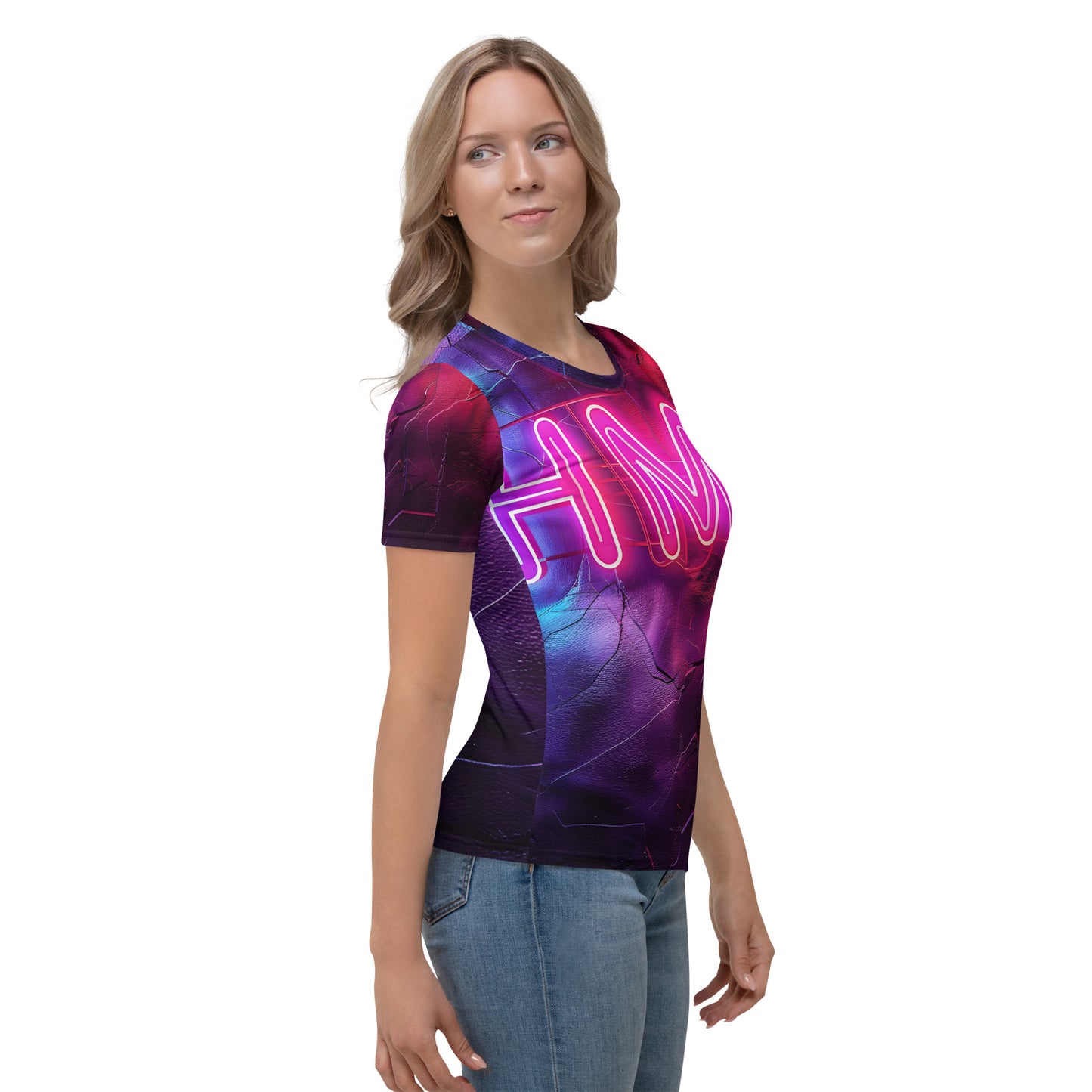 Pink Neon Women's T-shirt