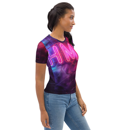 Pink Neon Women's T-shirt