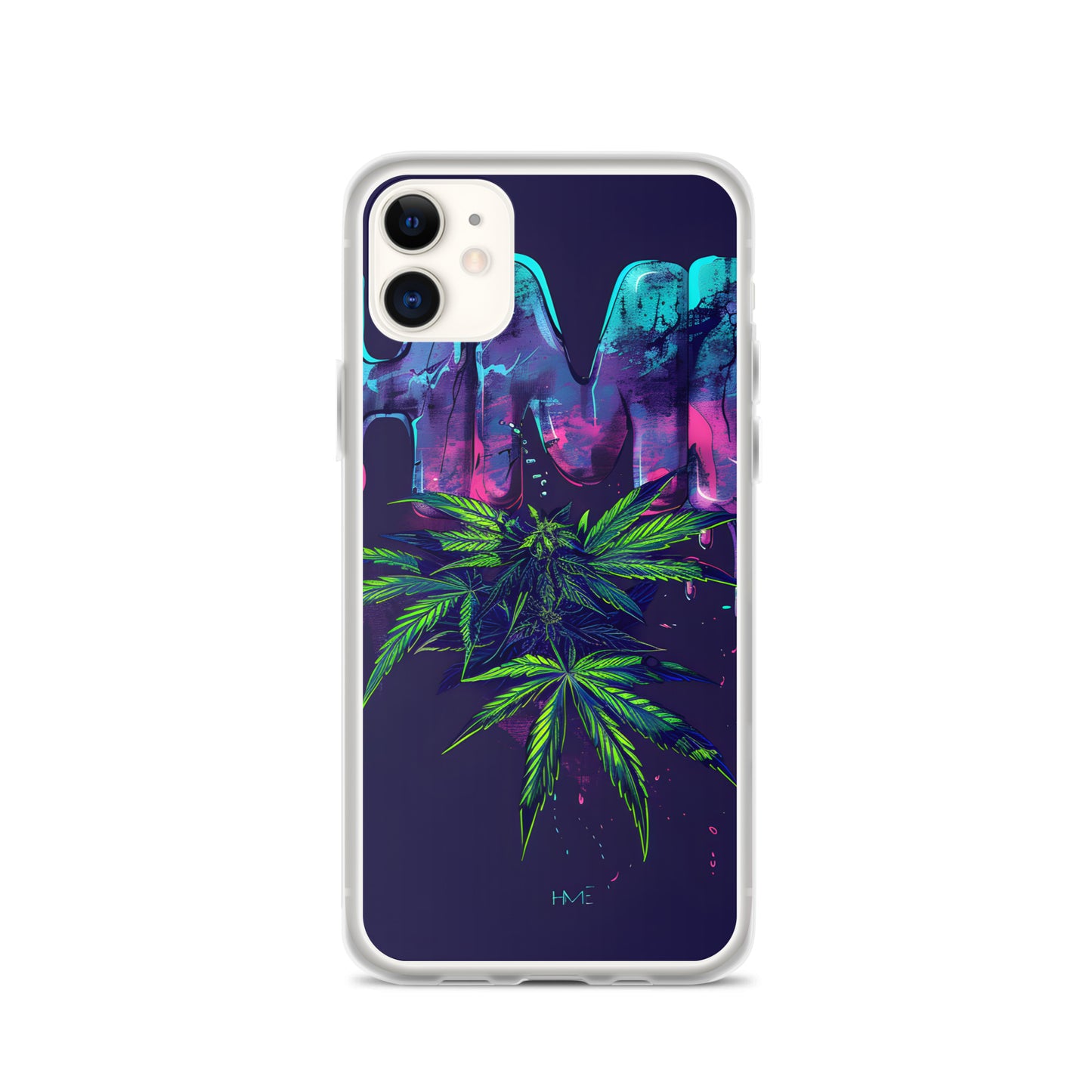 420 Themed Clear Case for iPhone®