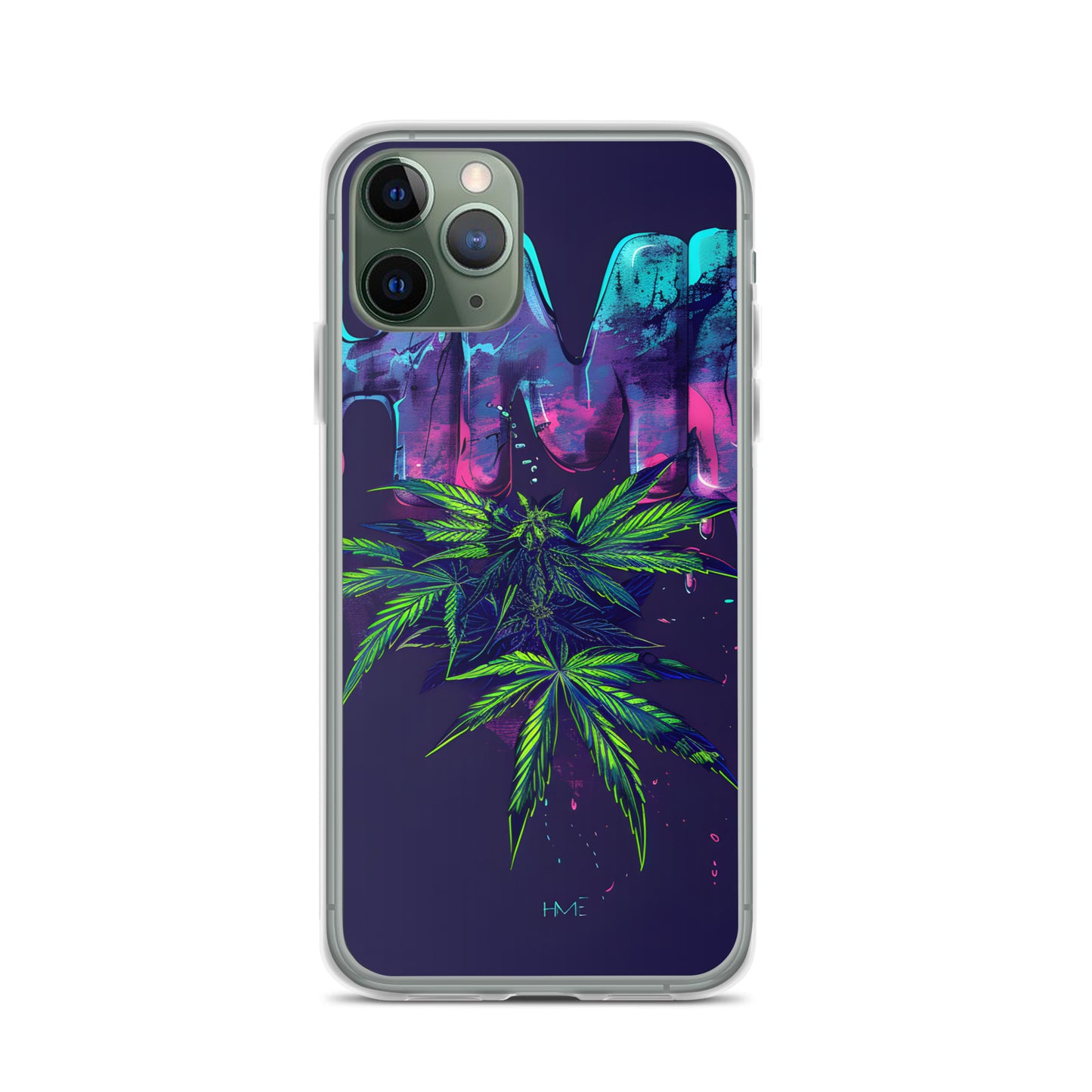 420 Themed Clear Case for iPhone®