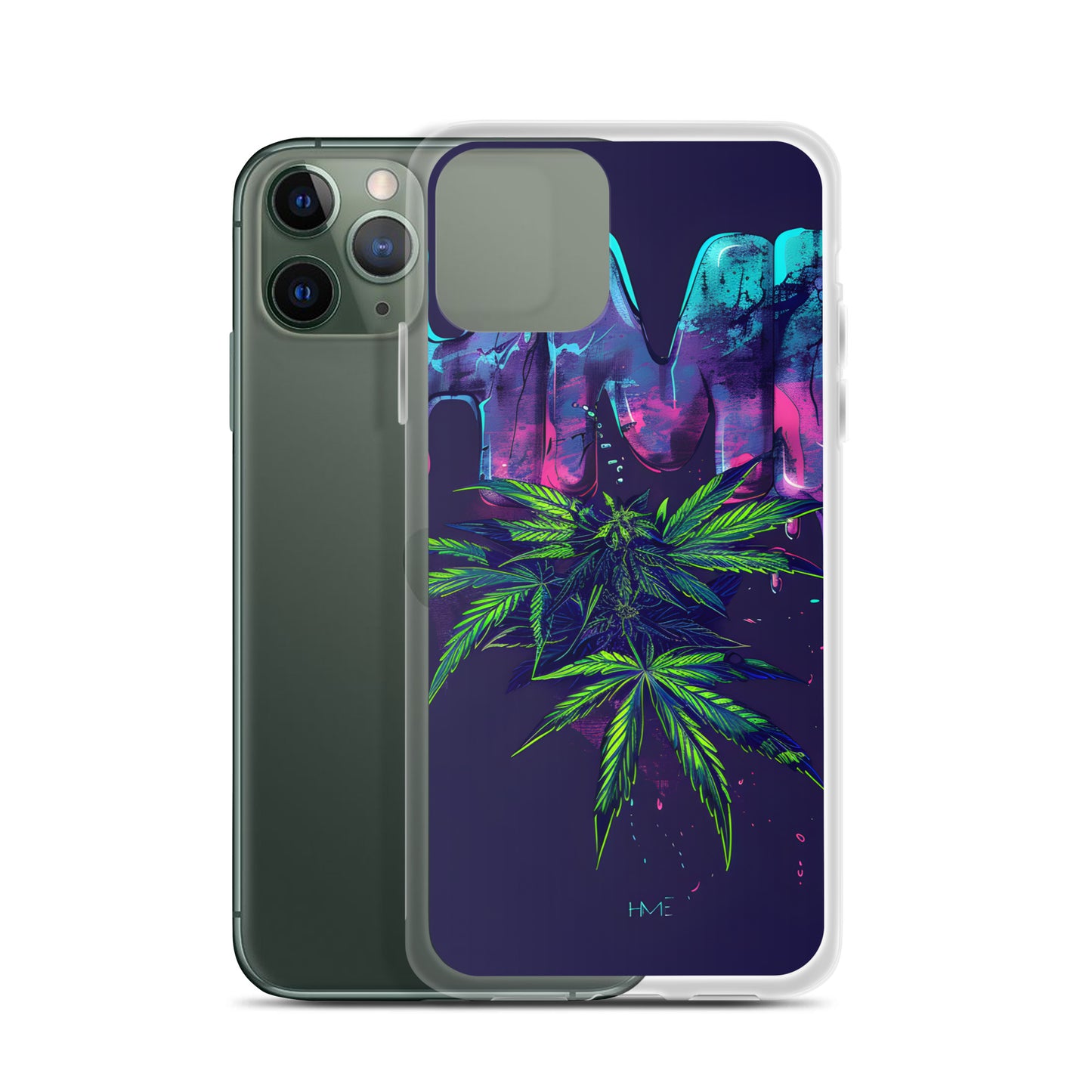 420 Themed Clear Case for iPhone®