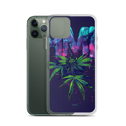 420 Themed Clear Case for iPhone®