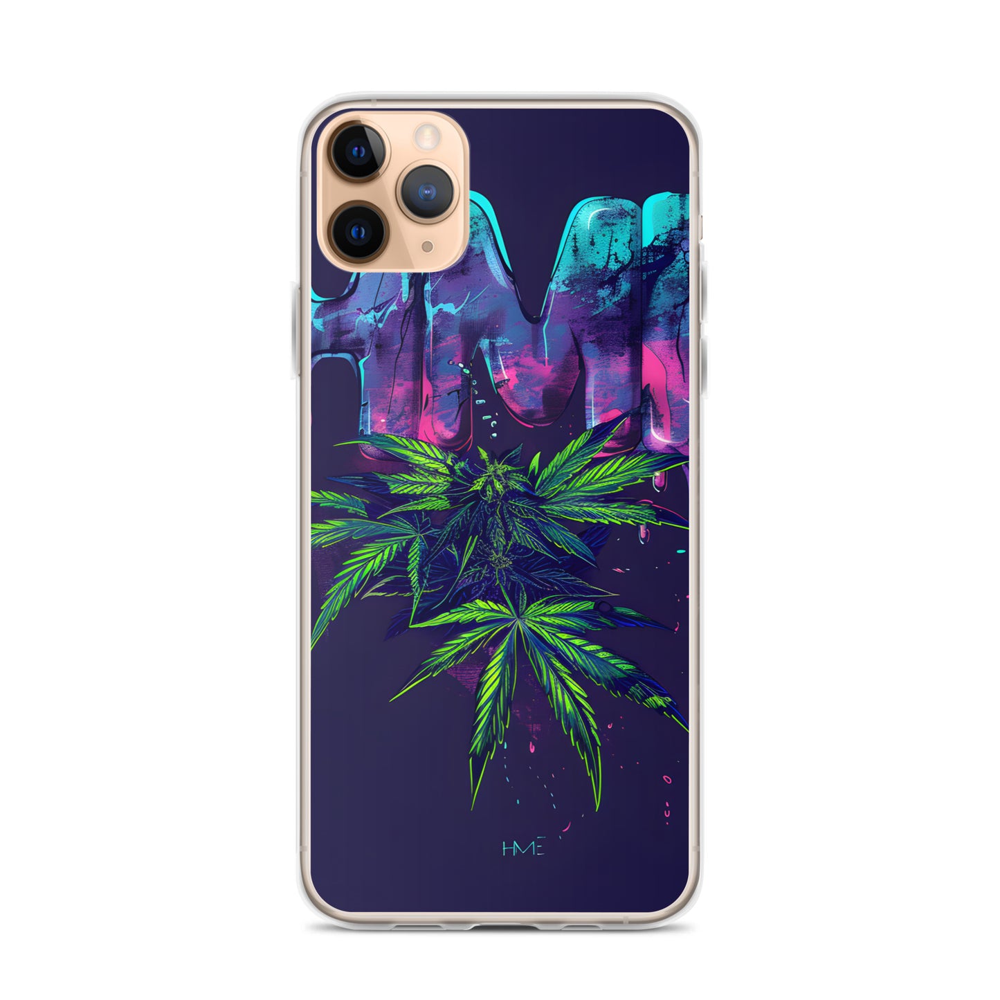 420 Themed Clear Case for iPhone®