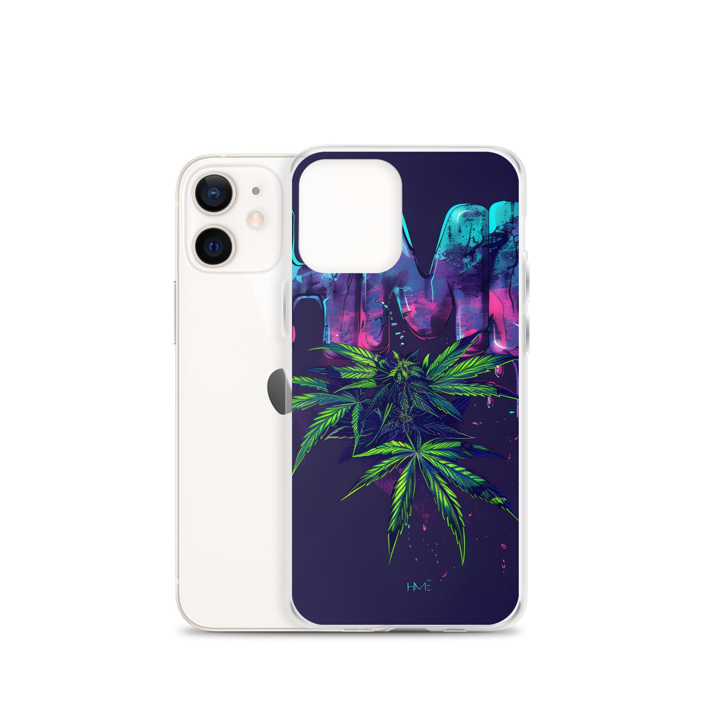 420 Themed Clear Case for iPhone®