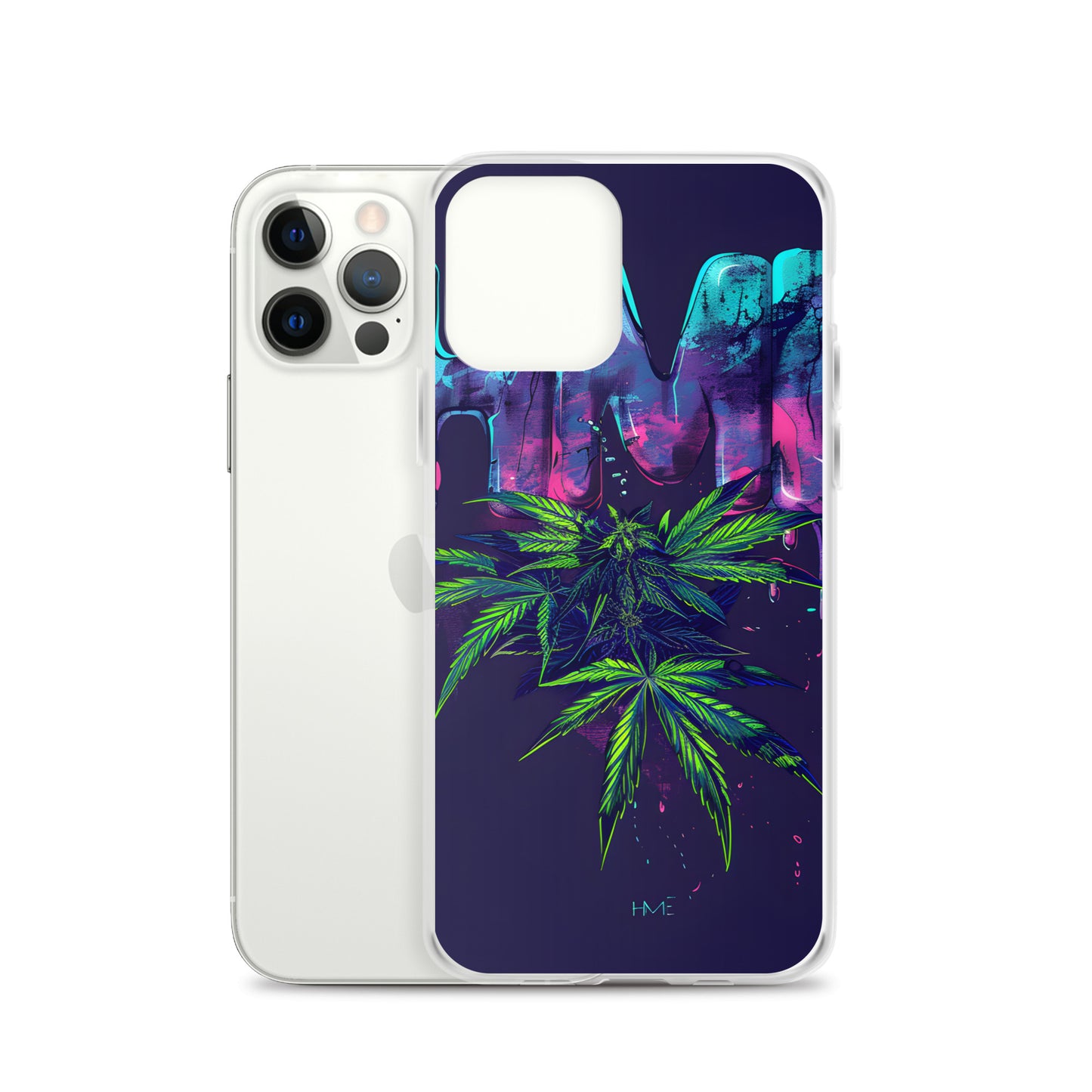 420 Themed Clear Case for iPhone®