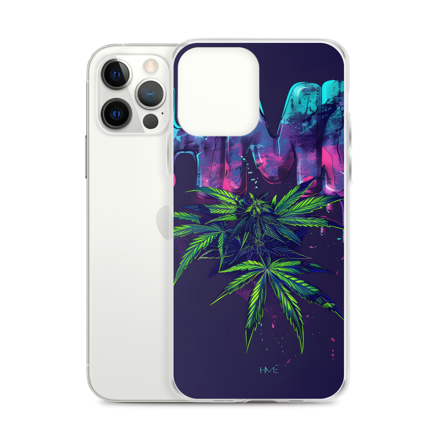 420 Themed Clear Case for iPhone®