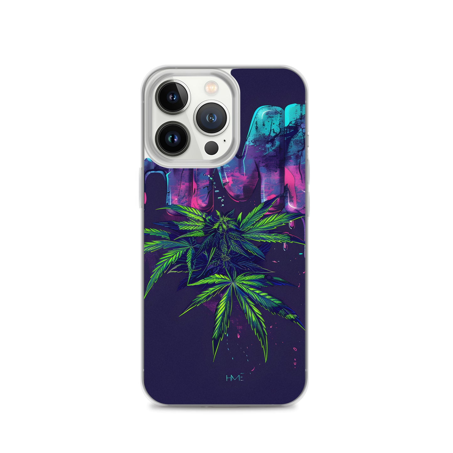 420 Themed Clear Case for iPhone®