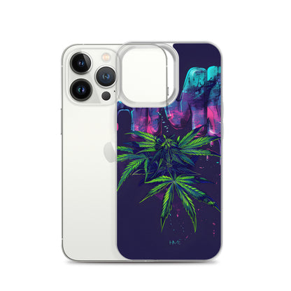 420 Themed Clear Case for iPhone®