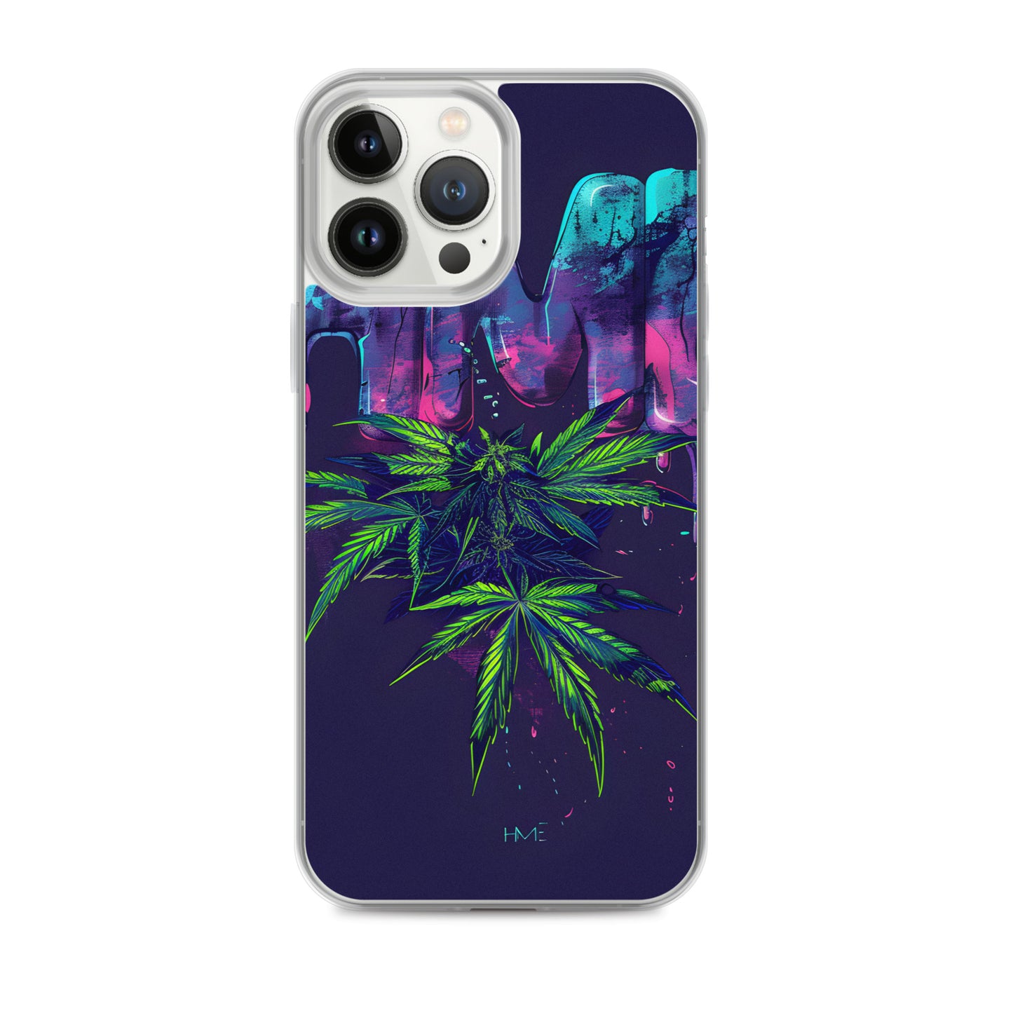 420 Themed Clear Case for iPhone®