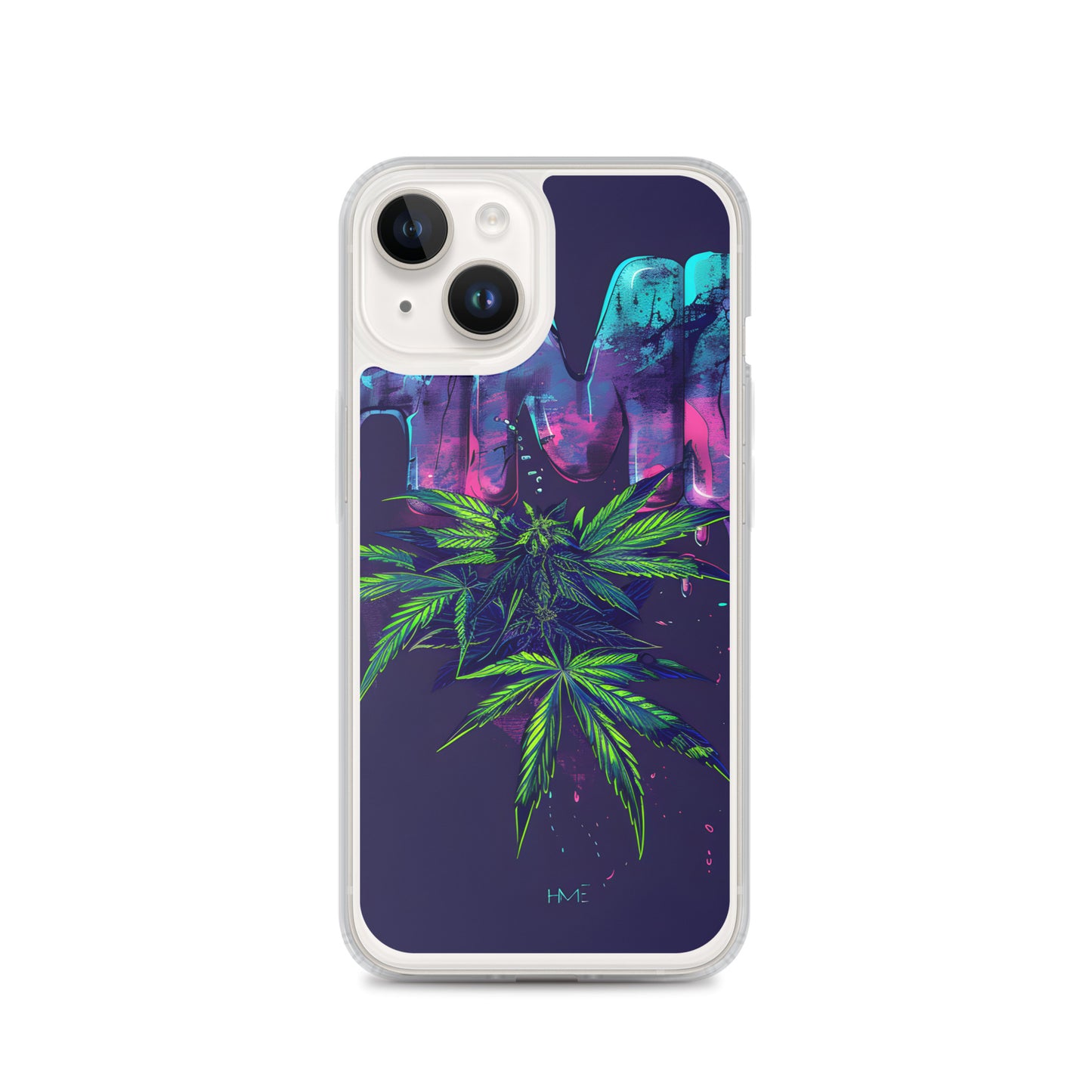 420 Themed Clear Case for iPhone®