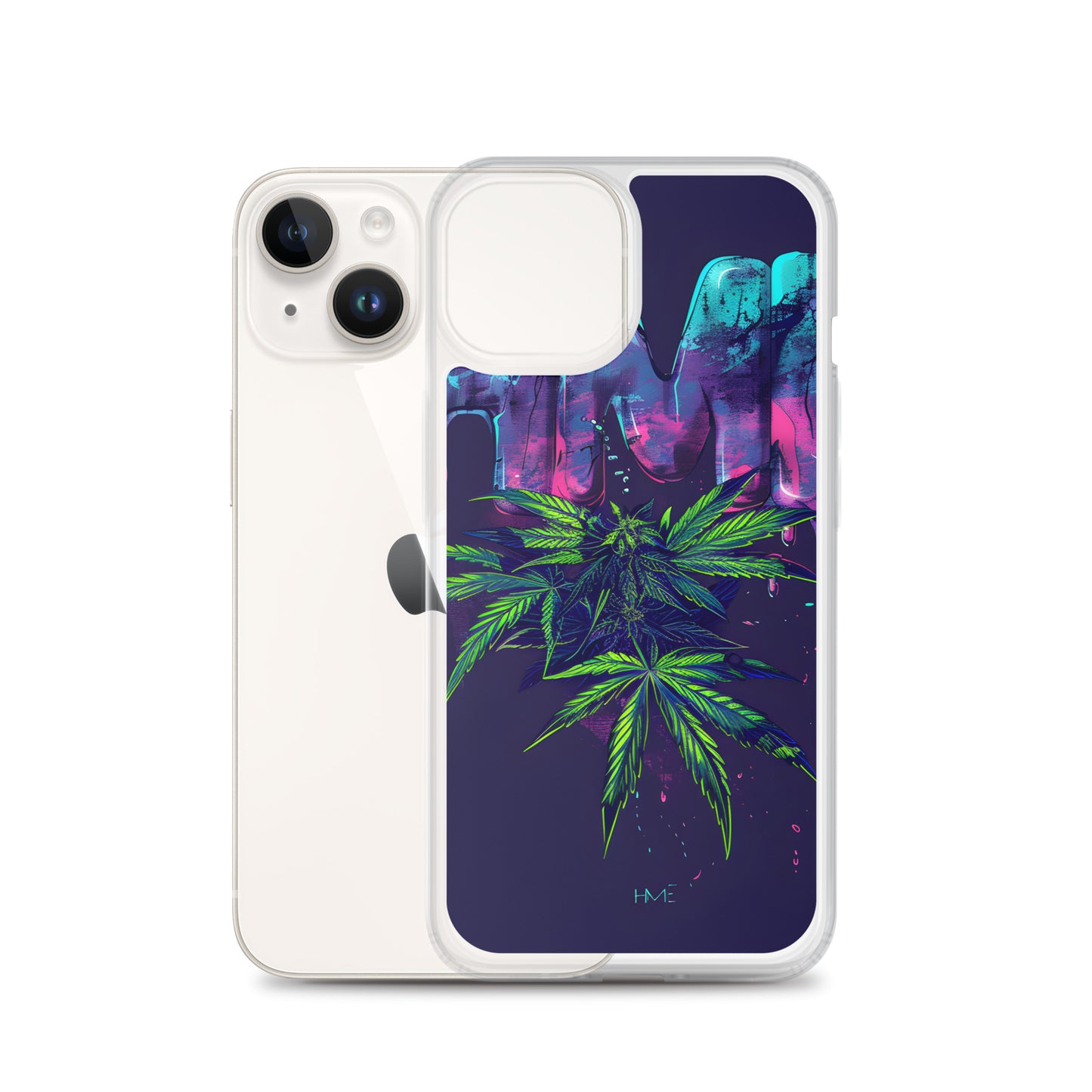 420 Themed Clear Case for iPhone®