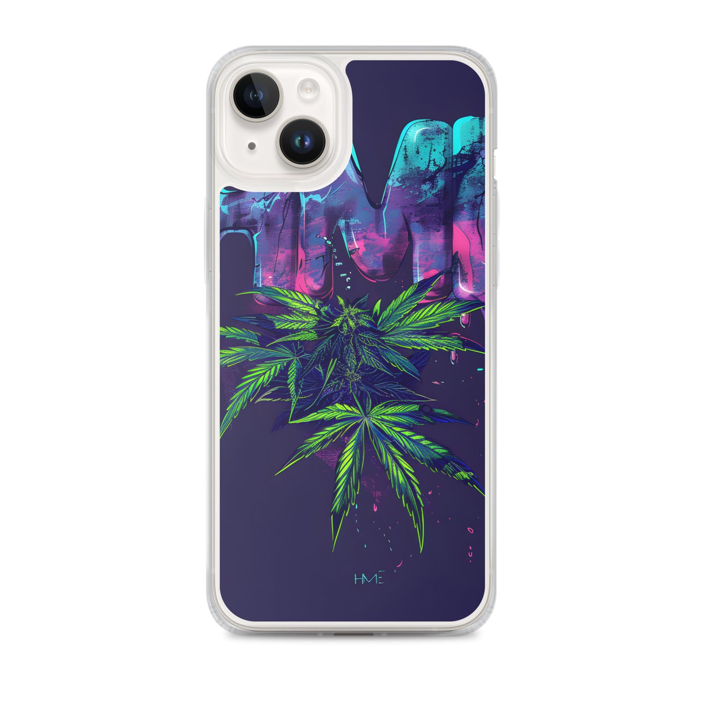 420 Themed Clear Case for iPhone®