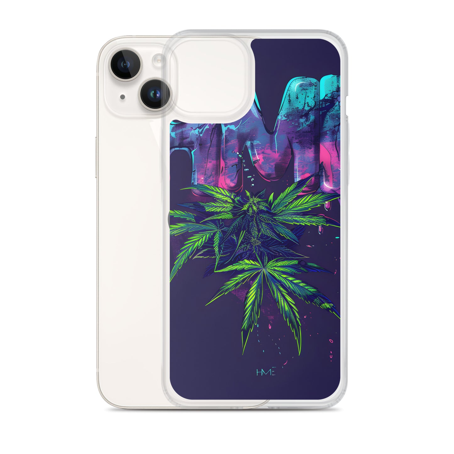 420 Themed Clear Case for iPhone®