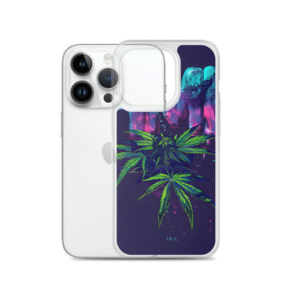 420 Themed Clear Case for iPhone®