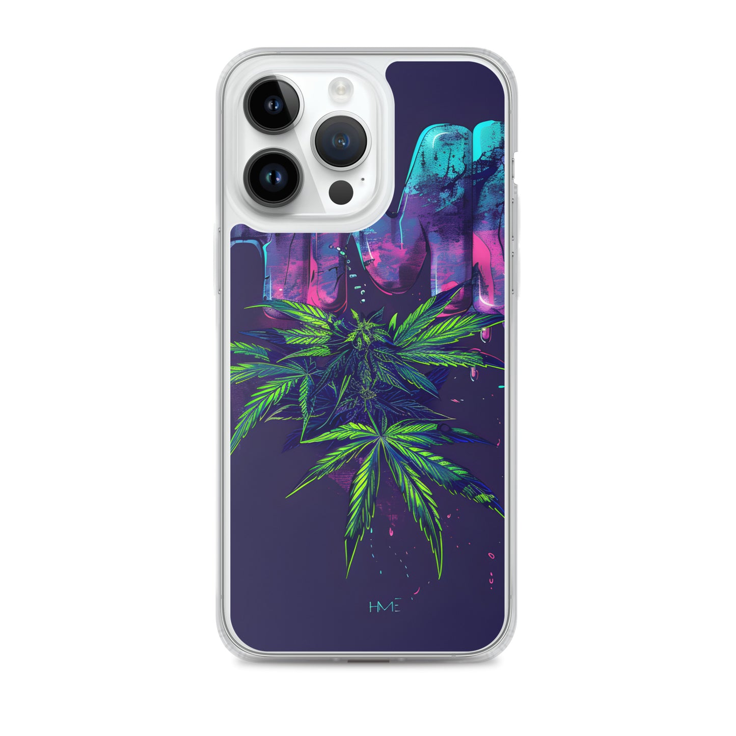 420 Themed Clear Case for iPhone®