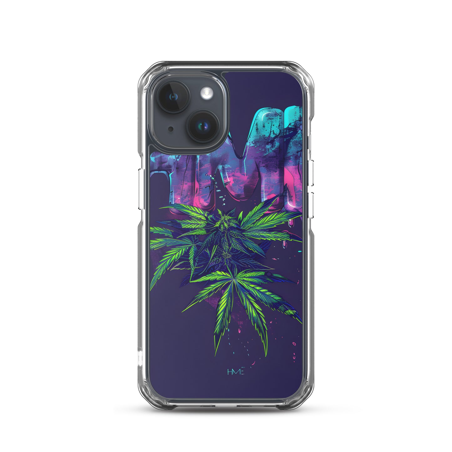 420 Themed Clear Case for iPhone®