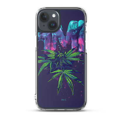 420 Themed Clear Case for iPhone®