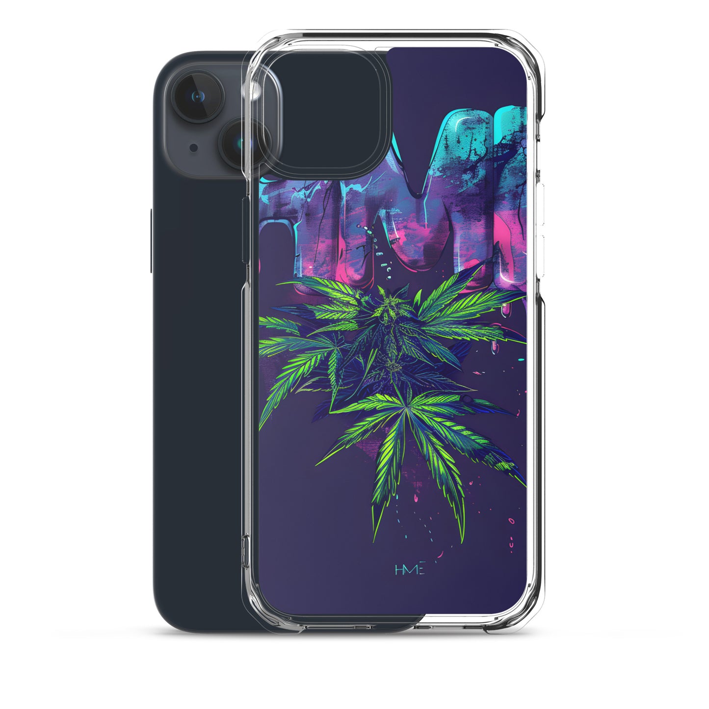 420 Themed Clear Case for iPhone®