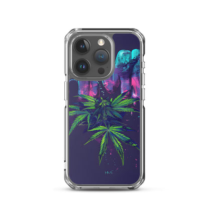 420 Themed Clear Case for iPhone®