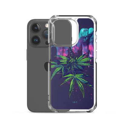 420 Themed Clear Case for iPhone®